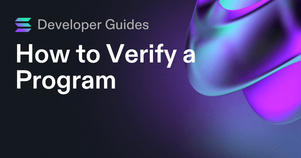 How to Verify a Program