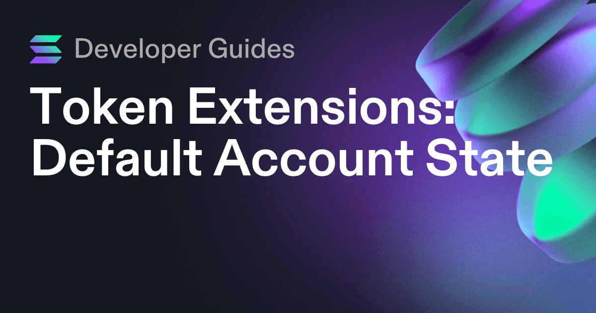 How to use the Default Account State extension